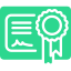 incone de certificado